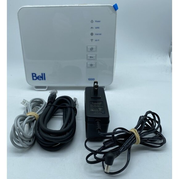 Bell Sagemcom Home Hub 1000 Modem Model Fast4350 with Power Adapter White - Picture 12 of 12